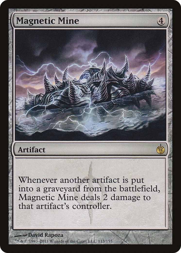 Image of Magnetic Mine (MBS-113) - Mirrodin Besieged Foil