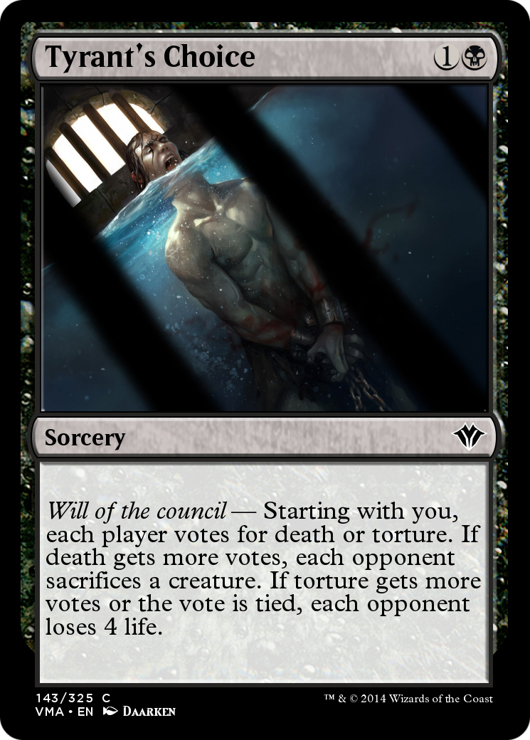 Image of Tyrant's Choice (VMA-143) - Vintage Masters Foil