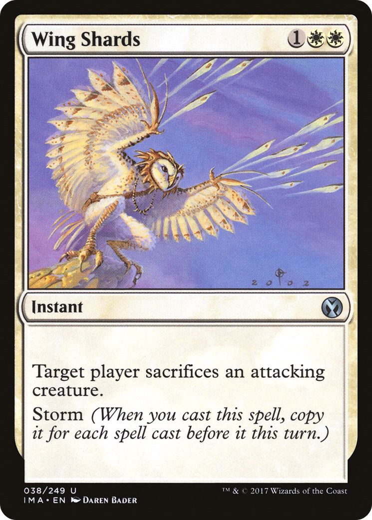 Image of Wing Shards (IMA-038) - Iconic Masters Foil