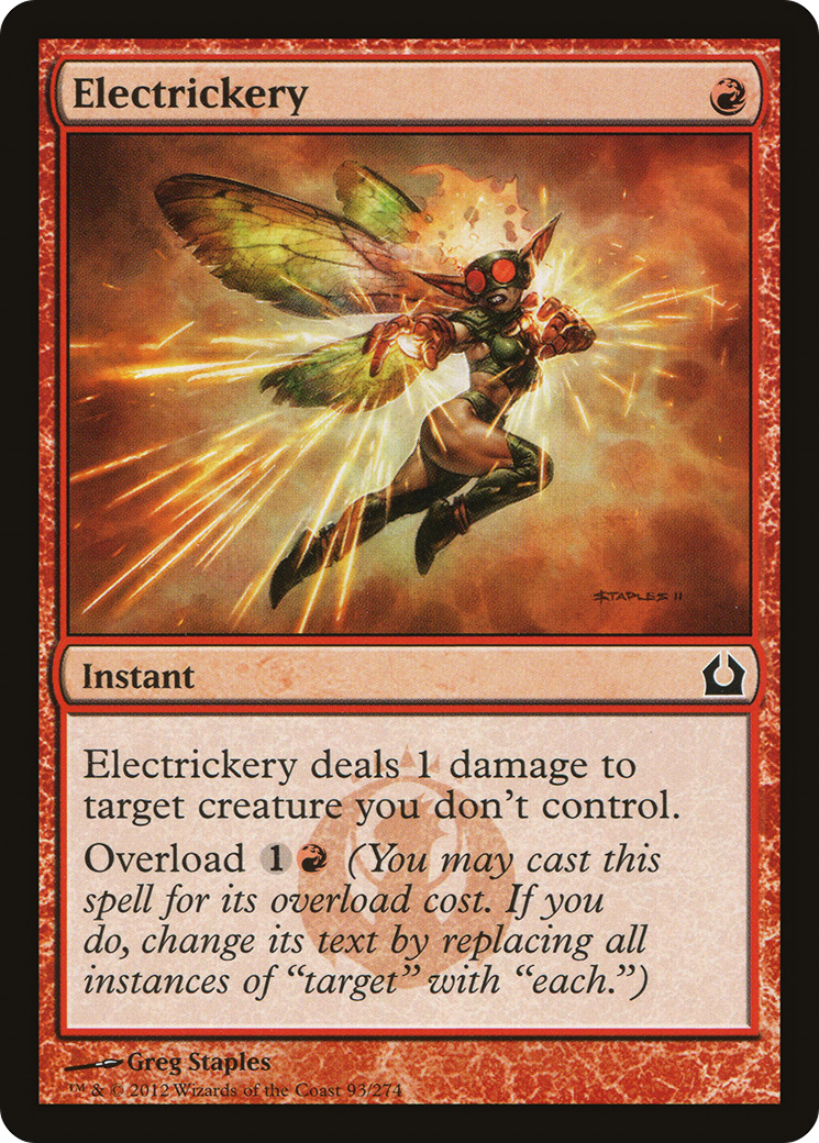 Image of Electrickery (RTR-093) - Return to Ravnica