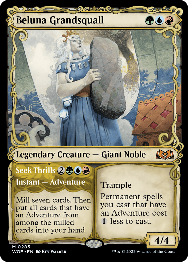 Image of Beluna Grandsquall (Showcase) (WOE-285) - Wilds of Eldraine: (Showcase) Foil