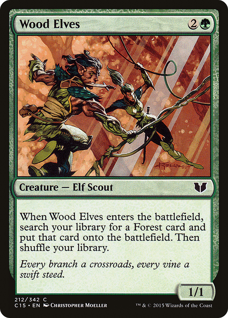 Image of Wood Elves (C15-212) - Commander 2015