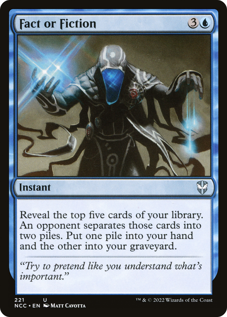 Image of Fact or Fiction (NCC-221) - New Capenna Commander