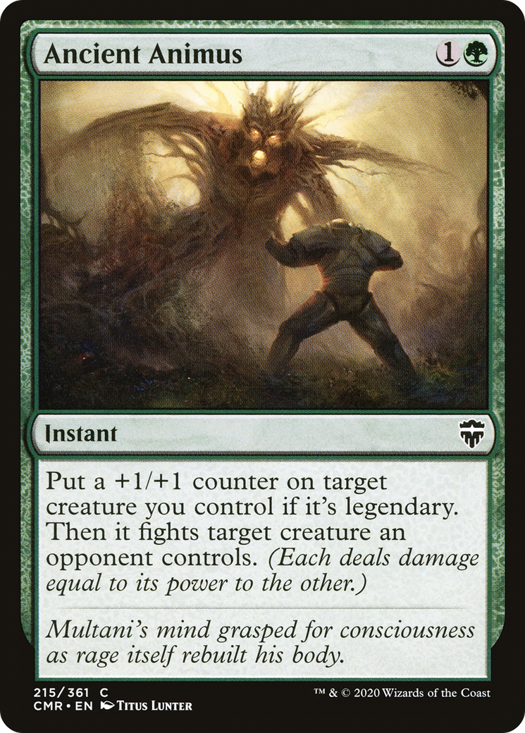 Image of Ancient Animus (CMR-215) - Commander Legends