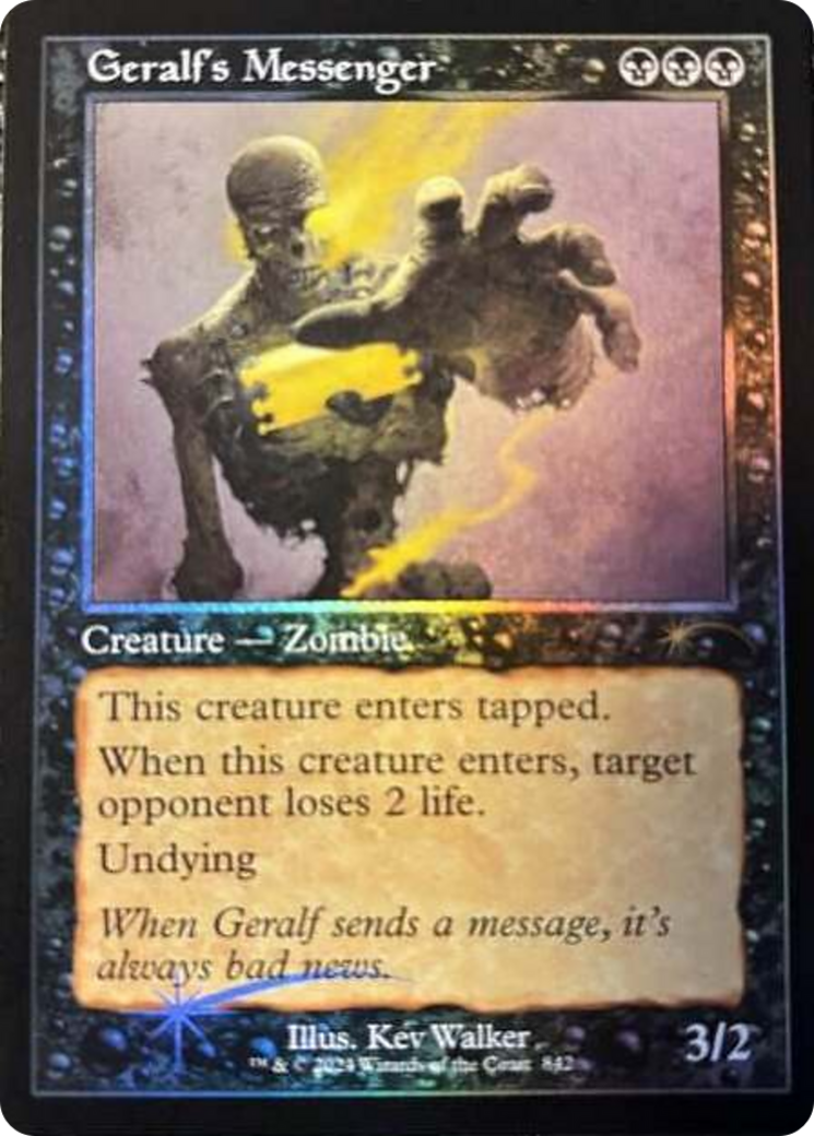 Image of Geralf's Messenger (SLD-842) - Secret Lair Drop Foil