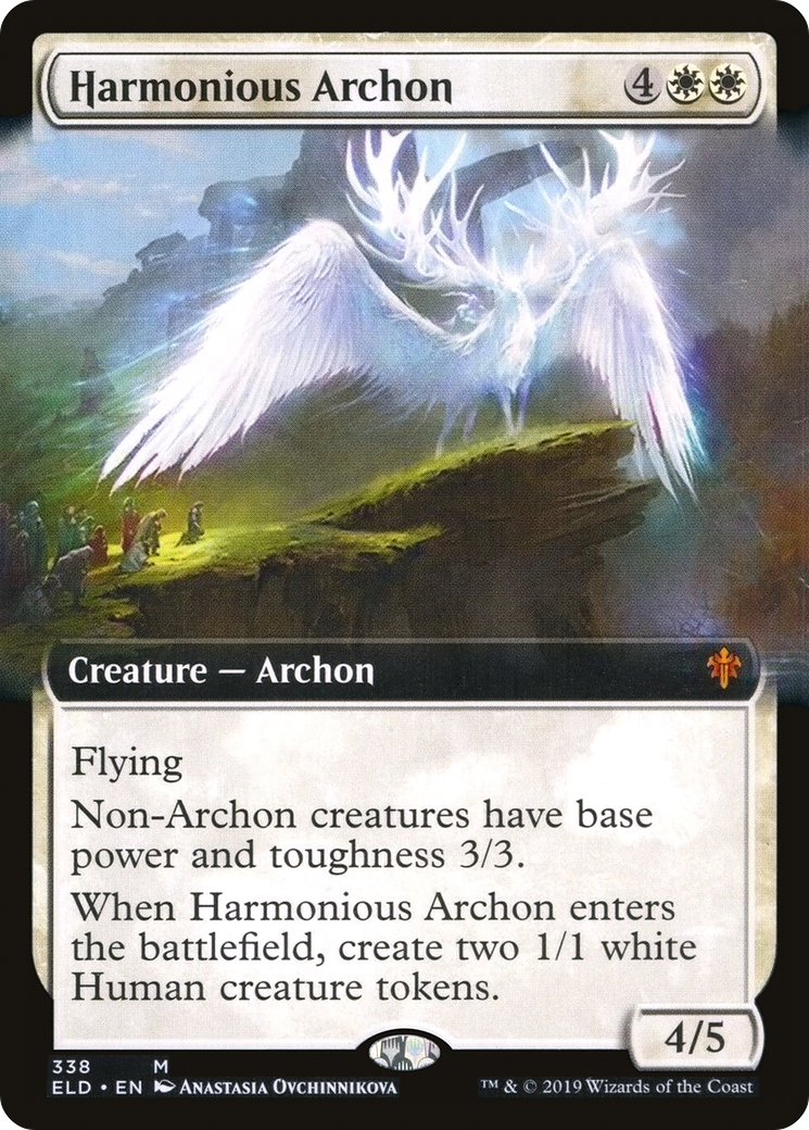 Image of Harmonious Archon (Extended Art) (ELD-338) - Throne of Eldraine: (Extended Art)