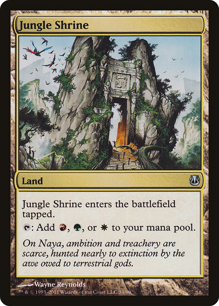 Image of Jungle Shrine (DDH-034) - Duel Decks: Ajani vs. Nicol Bolas