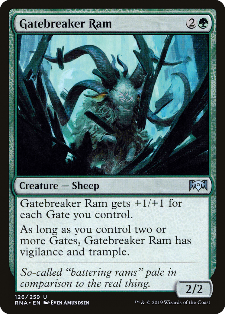 Image of Gatebreaker Ram (RNA-126) - Ravnica Allegiance Foil