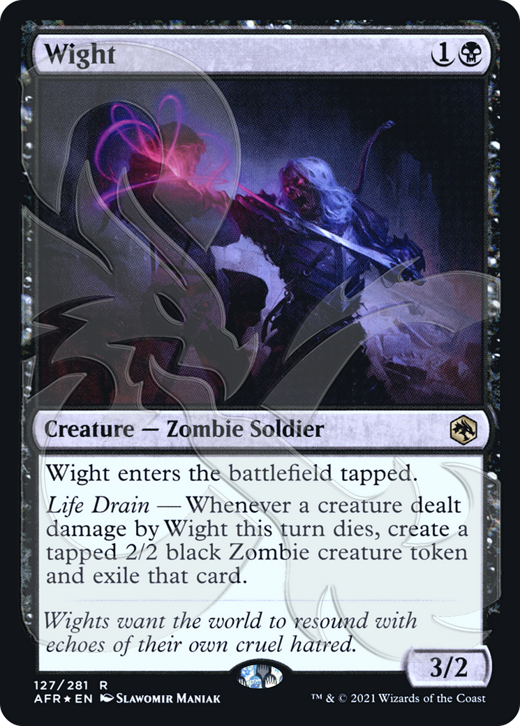 Image of Wight (AFR&-127) - Adventures in the Forgotten Realms Promos Foil