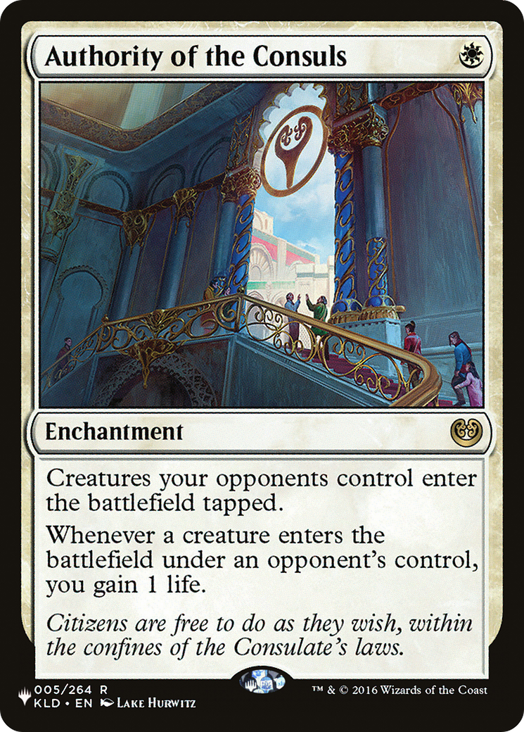 Image of Authority of the Consuls (LIST-KLD-5) - The List