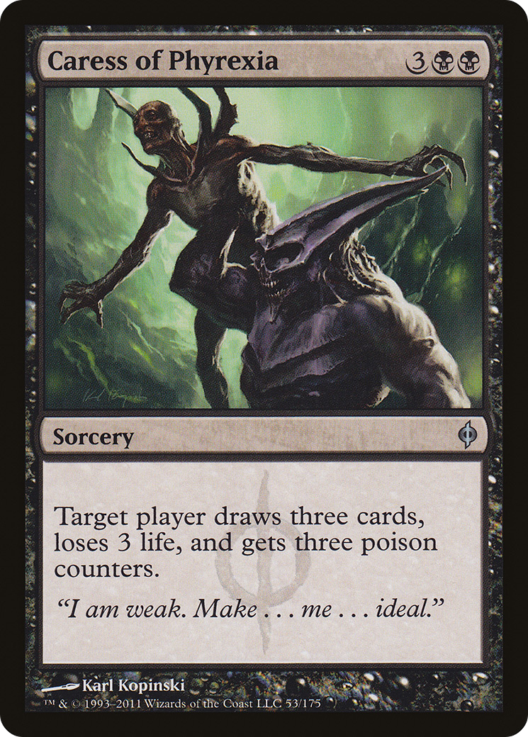Image of Caress of Phyrexia (NPH-053) - New Phyrexia