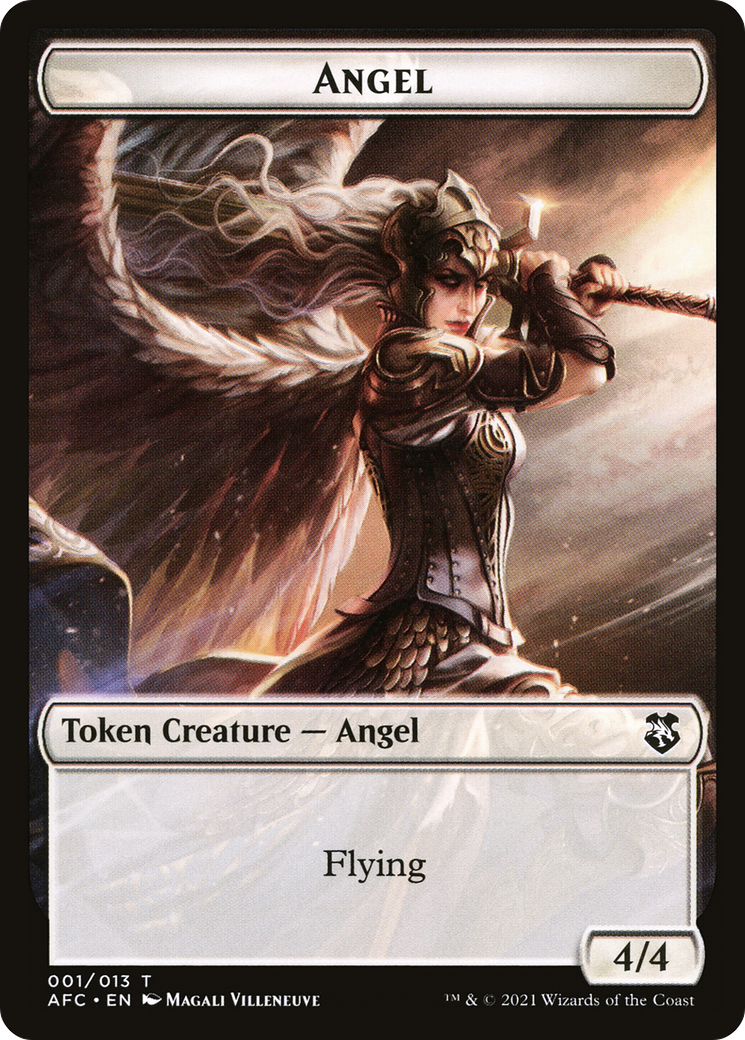Image of Angel (TAFC-001) - Forgotten Realms Commander Tokens