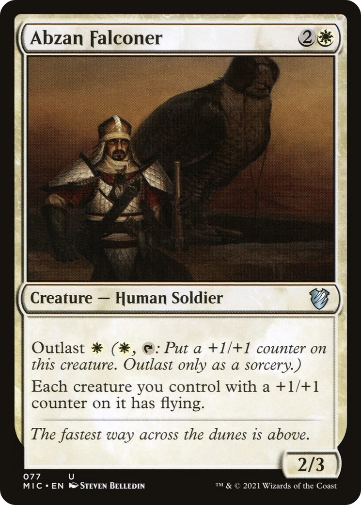 Image of Abzan Falconer (MIC-077) - Midnight Hunt Commander