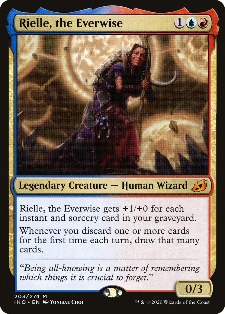 Image of Rielle, the Everwise (IKO-203) - Ikoria: Lair of Behemoths Foil