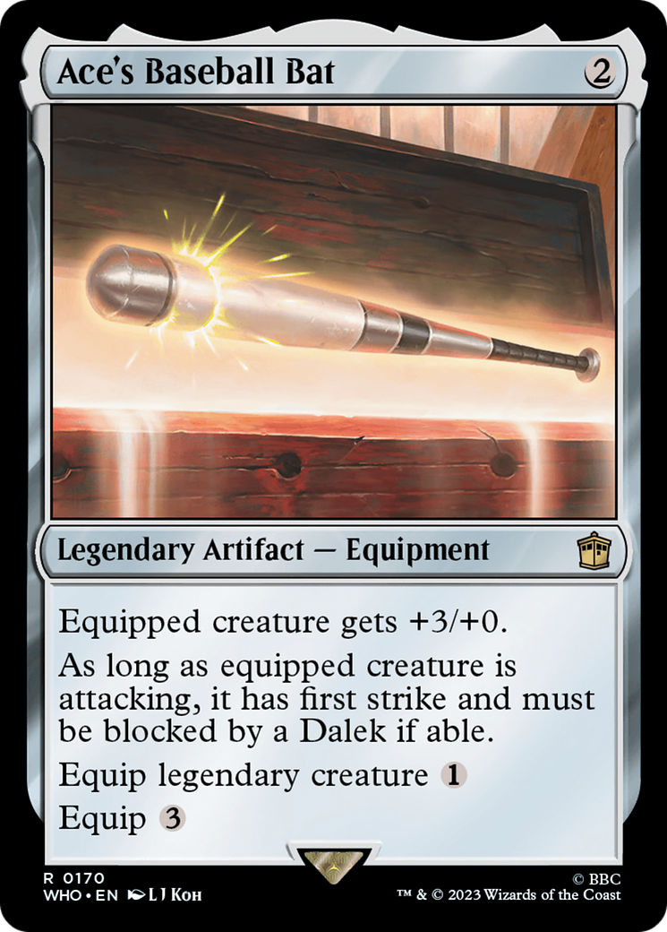 Image of Ace's Baseball Bat (WHO-170) - Doctor Who