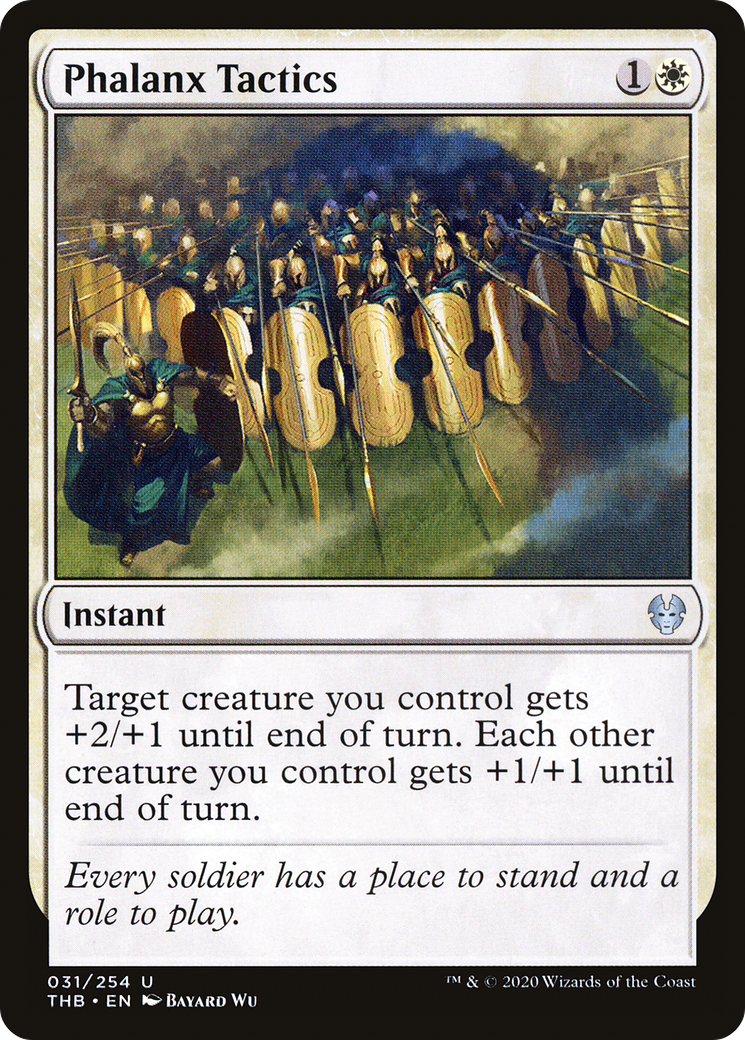 Image of Phalanx Tactics (THB-031) - Theros Beyond Death Foil