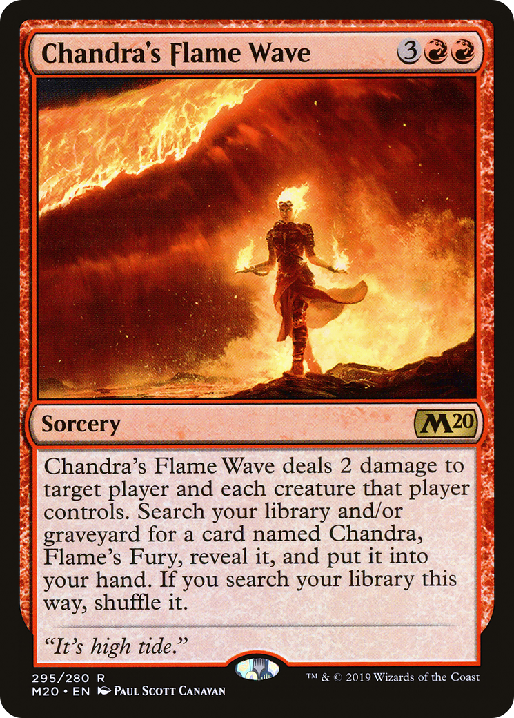 Image of Chandra's Flame Wave (M20-295) - Core Set 2020