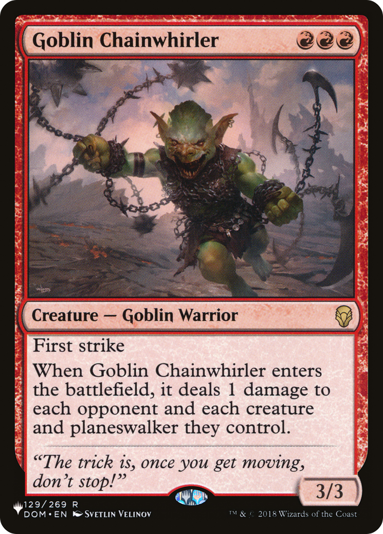 Image of Goblin Chainwhirler (LIST-DOM-129) - The List