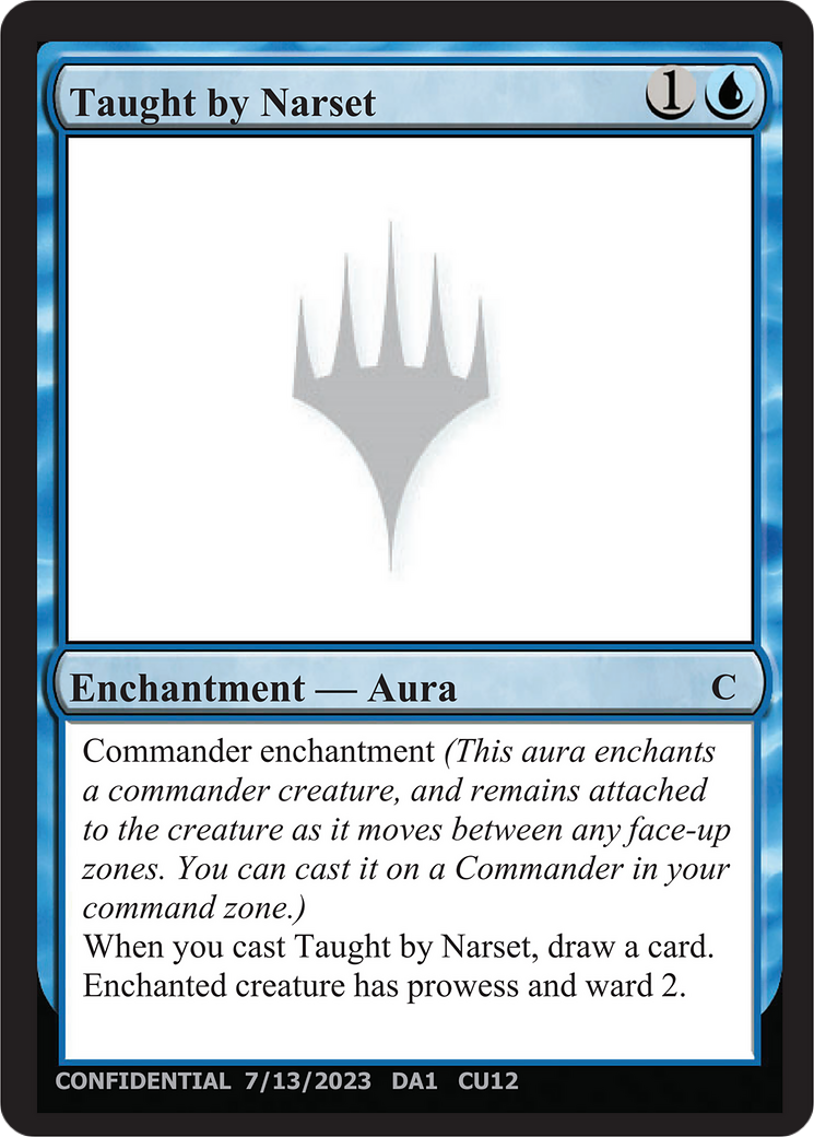 Image of Taught by Narset (UNK-CU12B) - Unknown Event