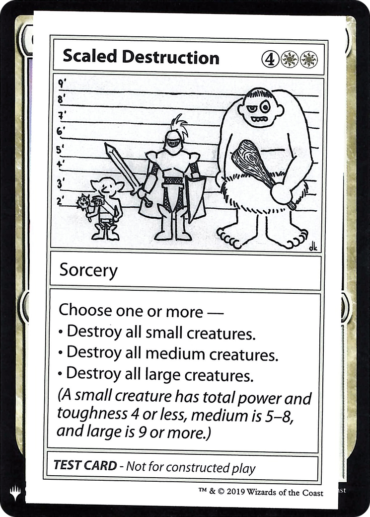 Image of Scaled Destruction (CMB1-012) - Mystery Booster Playtest Cards 2019