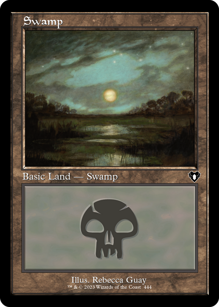 Image of Swamp (444) (Retro Frame) (CMM-444) - Commander Masters