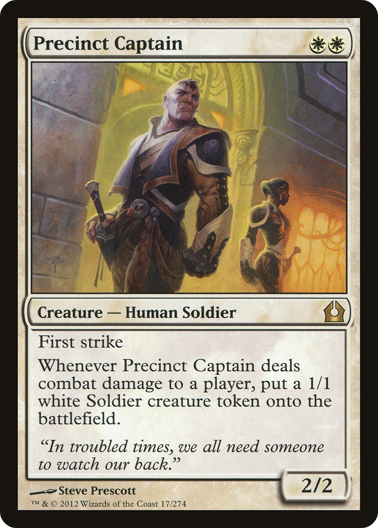 Image of Precinct Captain (RTR-017) - Return to Ravnica Foil