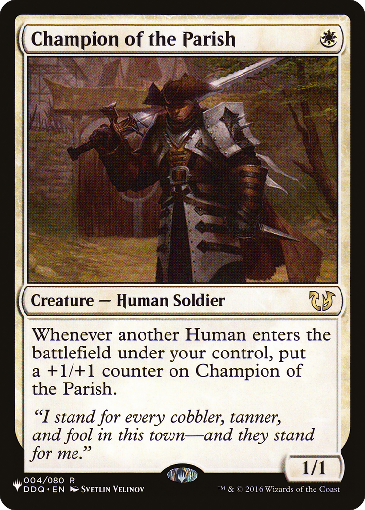 Image of Champion of the Parish (PLST-DDQ-4) - The List