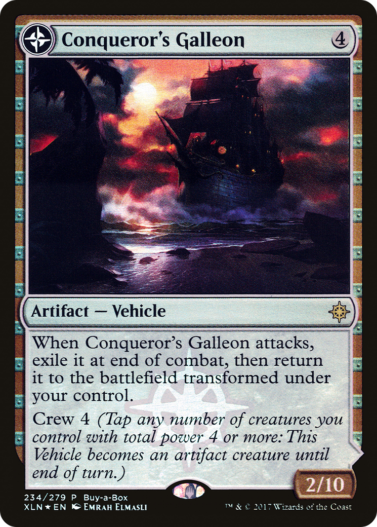 Image of Conqueror's Galleon (BABP-234) - XLN Treasure Chest: (compasslanddfc) Foil