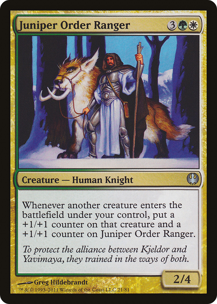 Image of Juniper Order Ranger (DDG-021) - Duel Decks: Knights vs. Dragons