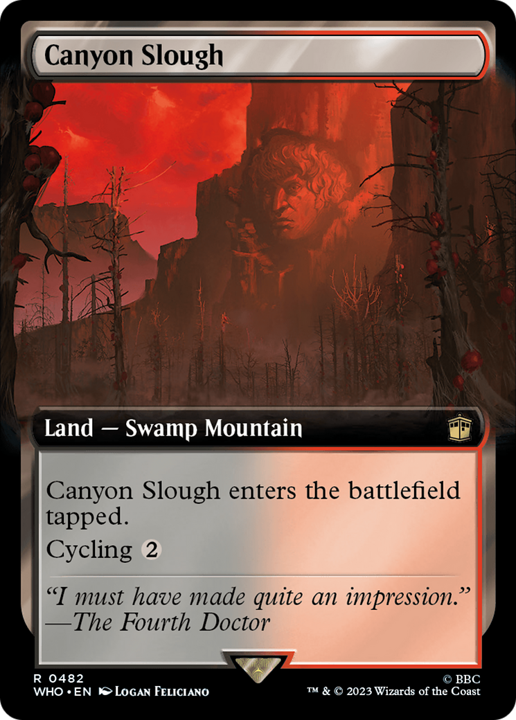 Image of Canyon Slough (Extended Art) (WHO-482) - Doctor Who: (Extended Art)
