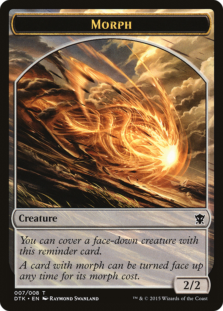 Image of Morph Token (DTK-007) - Dragons of Tarkir Tokens