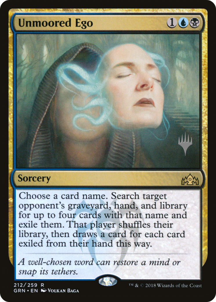 Image of Unmoored Ego (PPTHB-212P) - Guilds of Ravnica Promos Foil