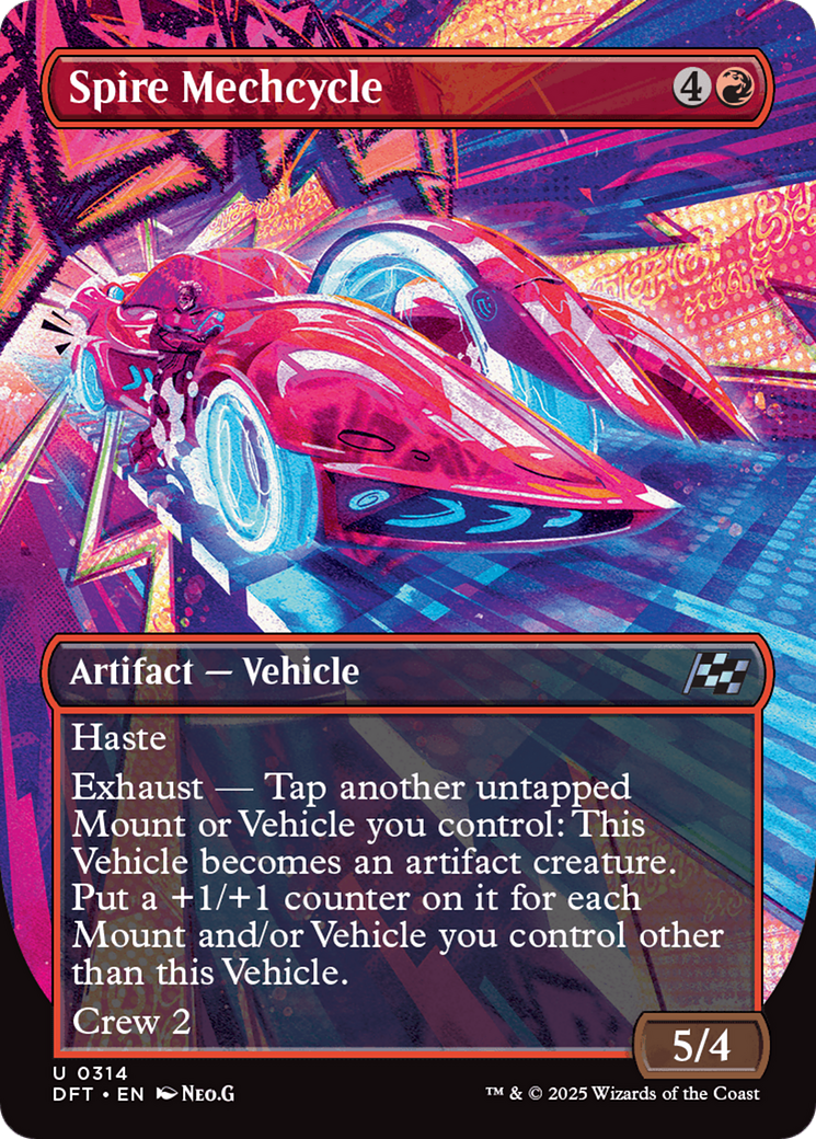 Image of Spire Mechcycle (Borderless) (DFT-314) - Aetherdrift (Borderless)