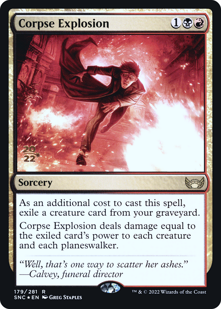 Image of Corpse Explosion (PRE-179) - Streets of New Capenna Promos Foil