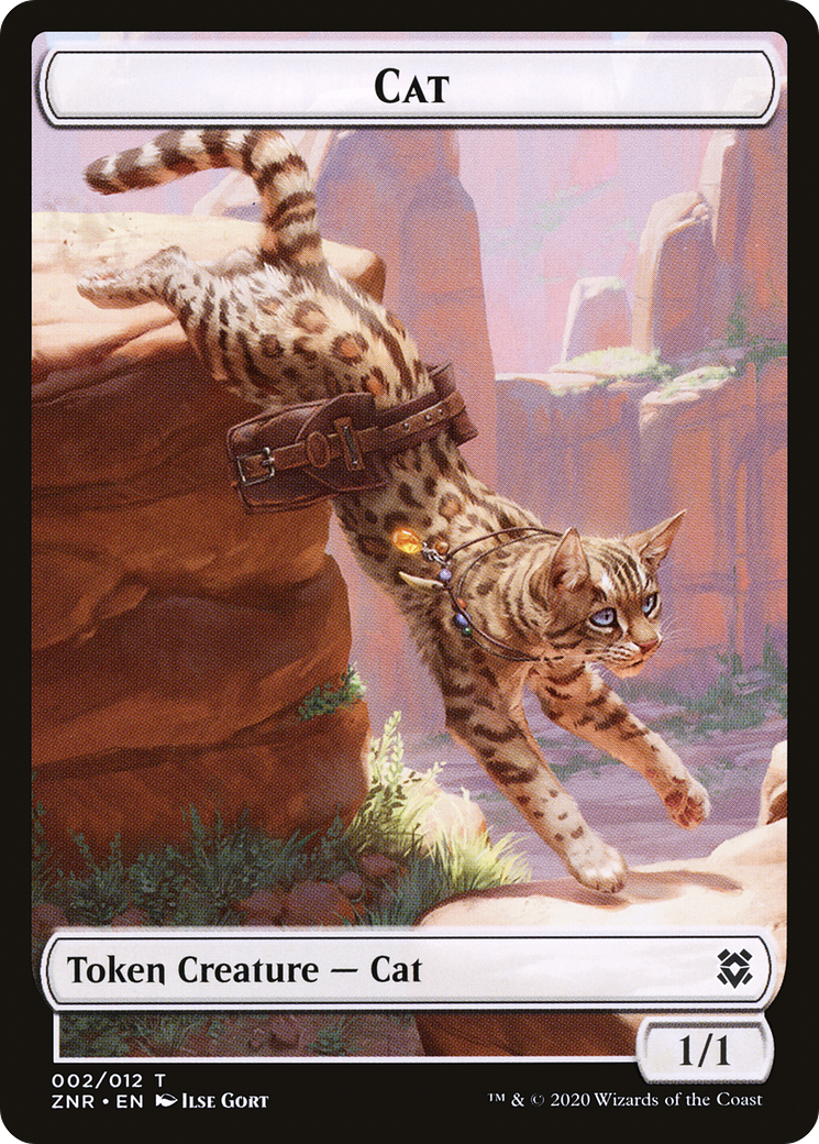 Image of Cat (TZNR-002) - Zendikar Rising Tokens Foil
