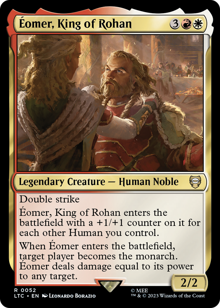 Image of Eomer, King of Rohan (LTC-052) - Tales of Middle-earth Commander