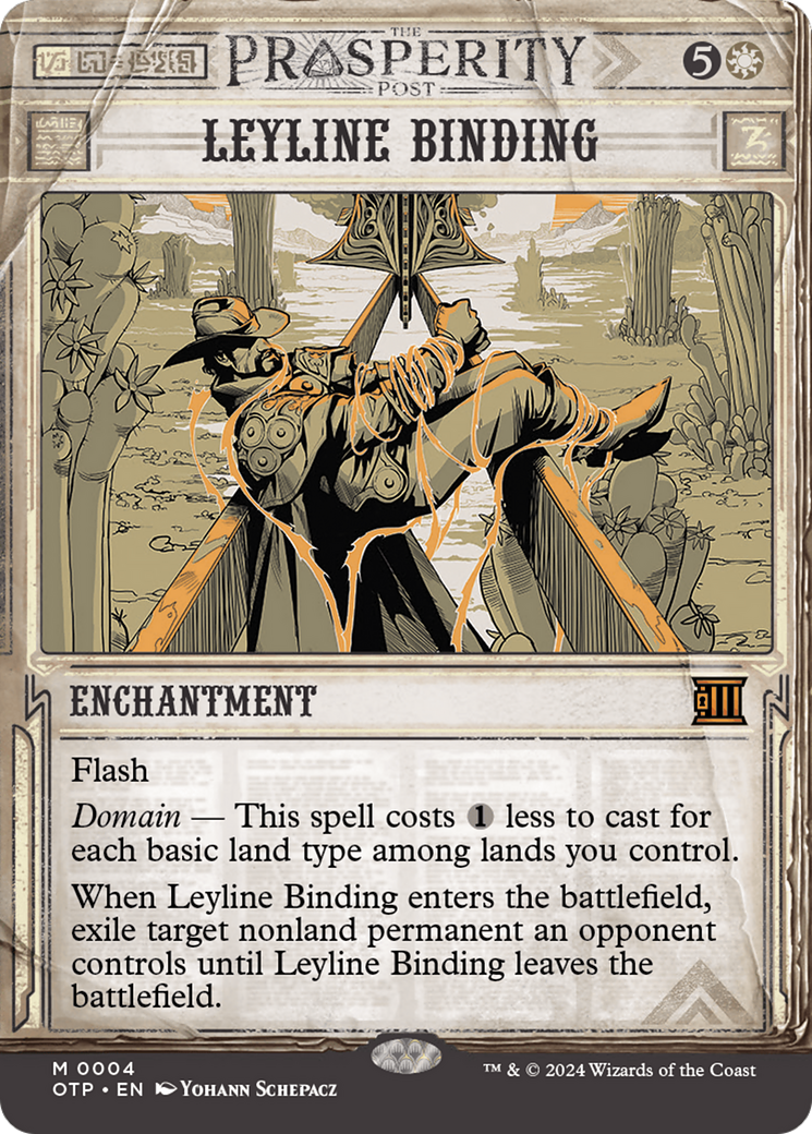 Image of Leyline Binding (OTP-004) - Breaking News: (Showcase) (Borderless)