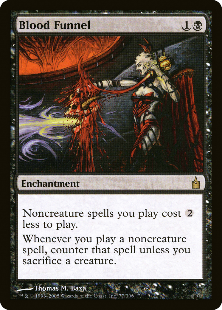 Image of Blood Funnel (RAV-077) - Ravnica: City of Guilds