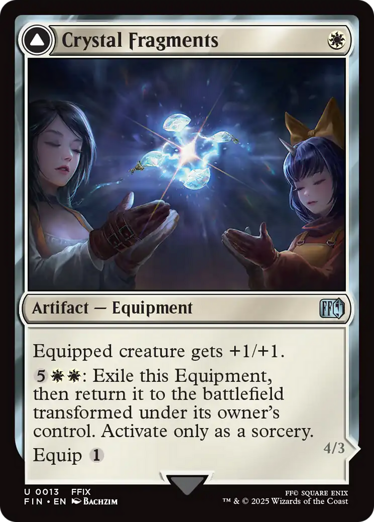 Image of Crystal Fragments (FIN-013) - FINAL FANTASY: (enchantment) Foil