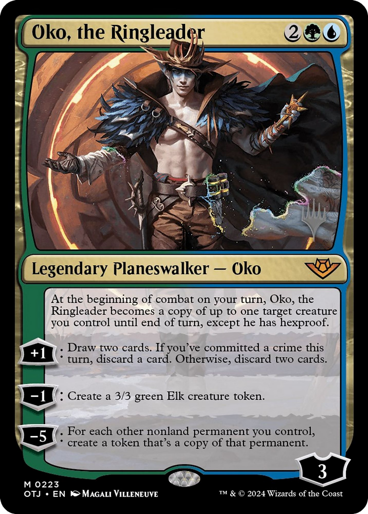Image of Oko, the Ringleader (PPOTJ-223) - Outlaws of Thunder Junction Promos Foil