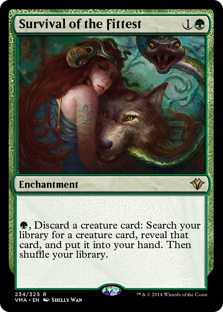 Image of Survival of the Fittest (VMA-234) - Vintage Masters Foil