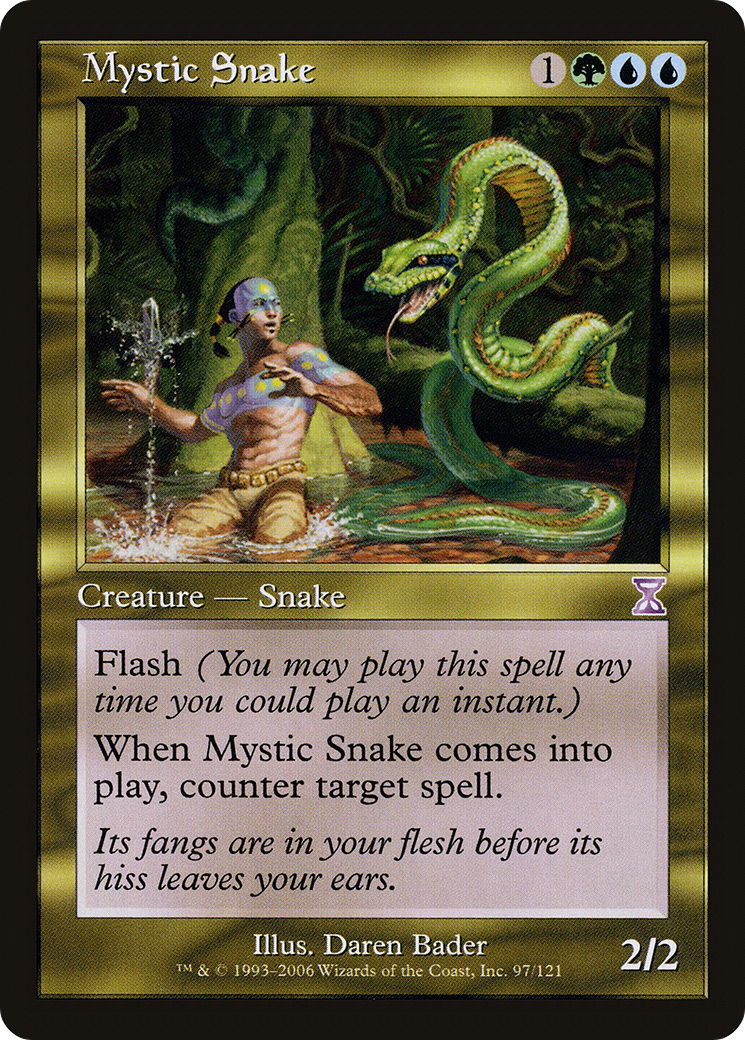 Image of Mystic Snake (TSB-097) - Time Spiral Timeshifted Foil