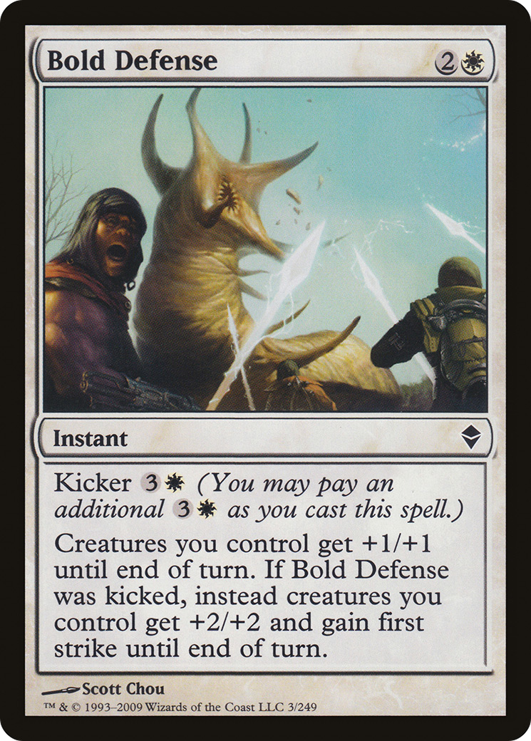 Image of Bold Defense (ZEN-003) - Zendikar