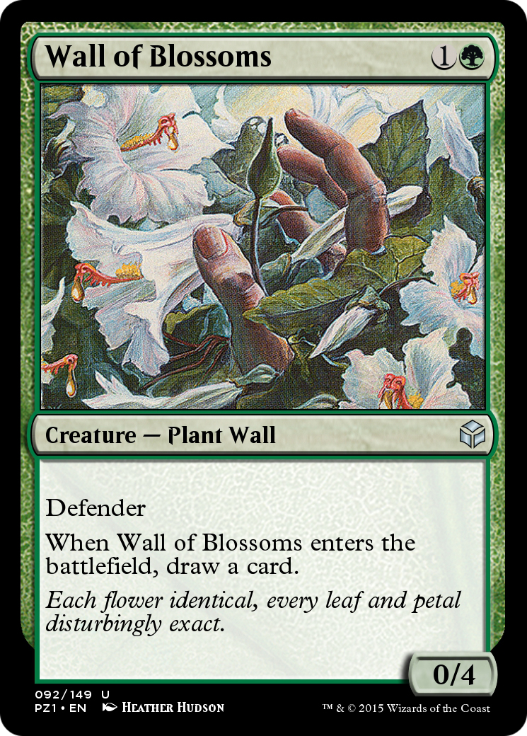 Image of Wall of Blossoms (PZ1-092) - Legendary Cube Prize Pack Foil