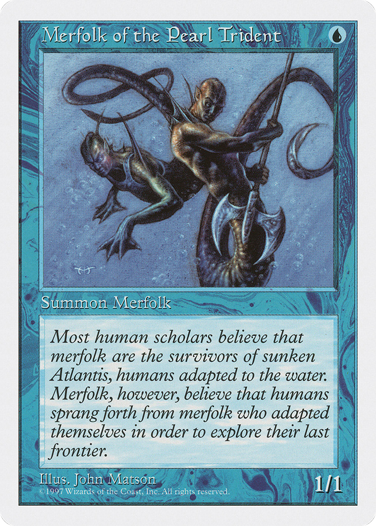 Image of Merfolk of the Pearl Trident (5ED-) - Fifth Edition