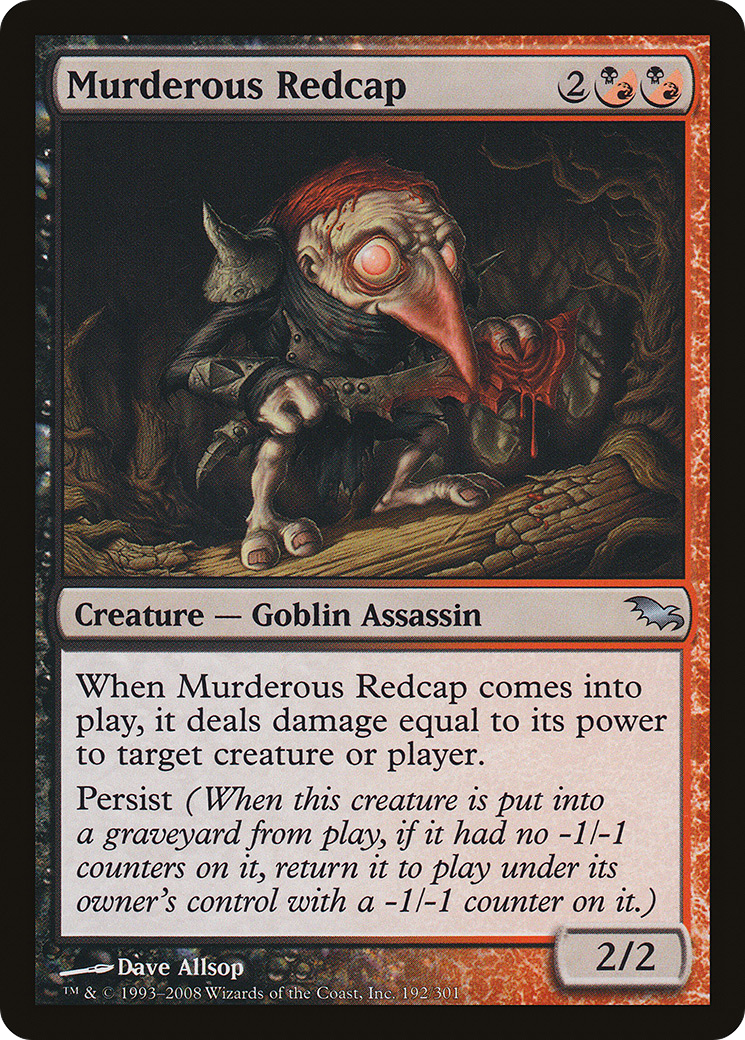 Image of Murderous Redcap (SHM-192) - Shadowmoor Foil