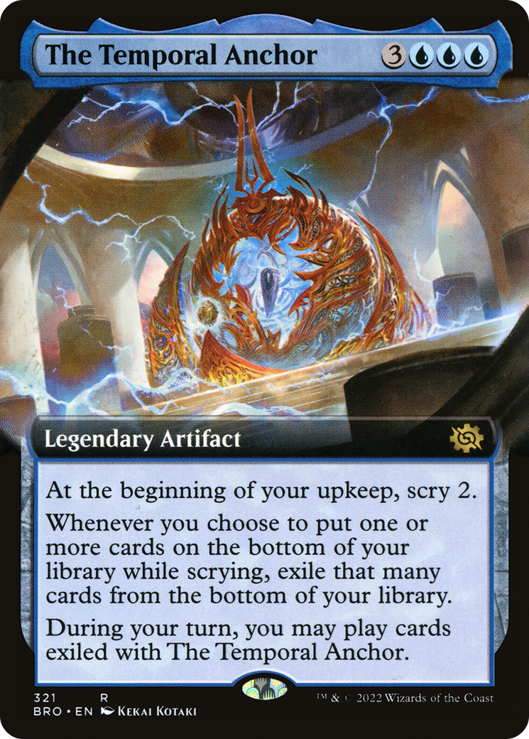 Image of The Temporal Anchor (Extended Art) (BRO-321) - The Brothers' War: (Extended Art) Foil