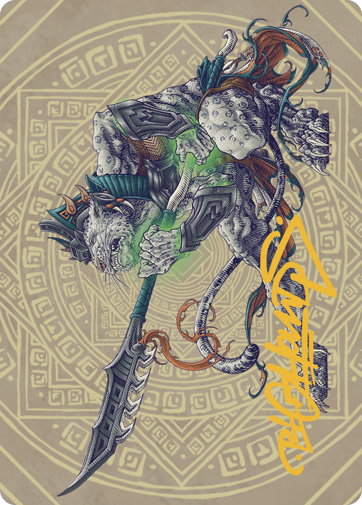Image of Kutzil, Malamet Exemplar // Kutzil, Malamet Exemplar (ALCI-050) - The Lost Caverns of Ixalan Art Series (Borderless) Foil