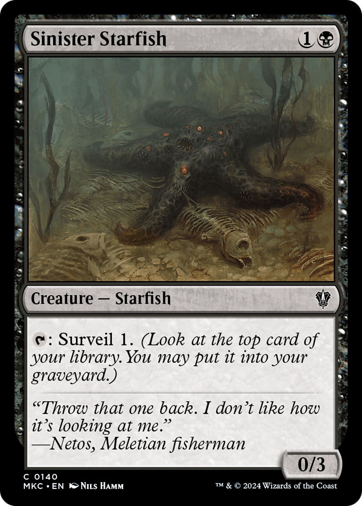 Image of Sinister Starfish (MKC-140) - Murders at Karlov Manor Commander