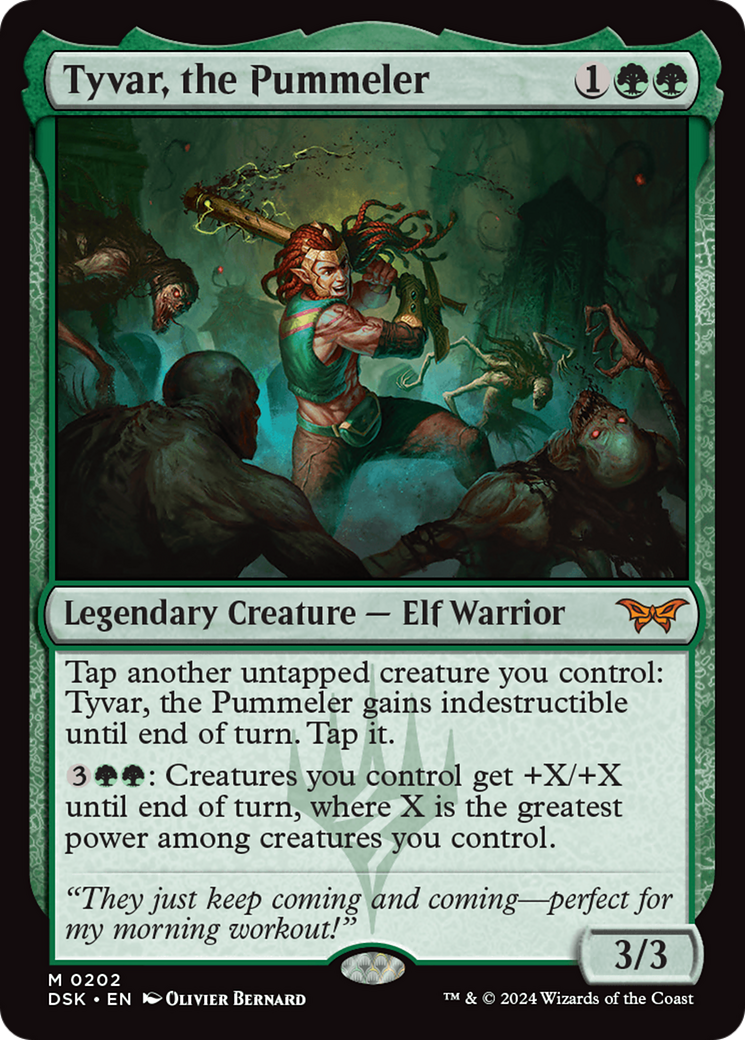 Image of Tyvar, the Pummeler (DSK-202) - Duskmourn: House of Horror Foil